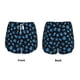 thumbnail image 3 of Balery Blue Octopus Pantalones cortos deportivos para mujer con forro y dos bolsillos, elásticos, para entrenamiento, gimnasio, yoga-Large, 3 of 7