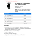 thumbnail image 2 of A/C Receiver Drier - Compatible with 1990 - 1999 Chevy P30 1991 1992 1993 1994 1995 1996 1997 1998, 2 of 2