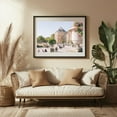 thumbnail image 3 of Jardin du Luxembourg - Paris Île-de-France France Photography Architecture Cityscape Travel Poster Floral Botanical Scenic Black Framed Wall Art Print 16 x 24 inches, 3 of 4