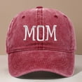 thumbnail image 2 of Baseball Caps for Women MOM Embroidered Baseball Cap Style Adjustable Dad Hat For Women Men, 2 of 3