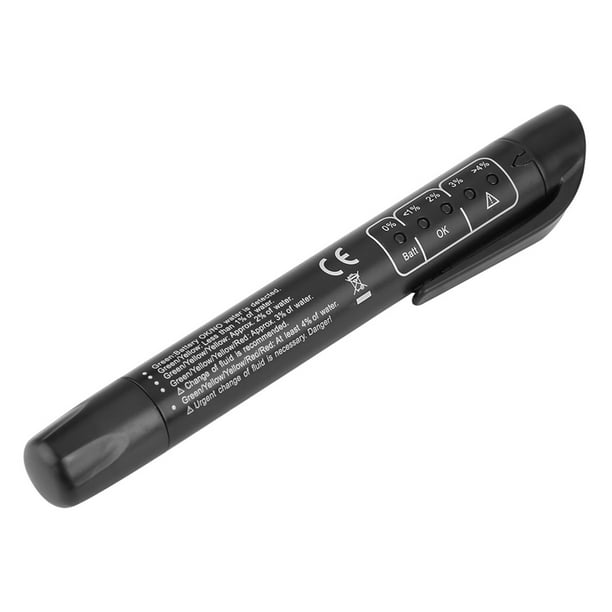 CAROOTU stylo testeur de liquide de frein avec 5 indicateurs LED évaluation  de la qualité de l'huile automatique 