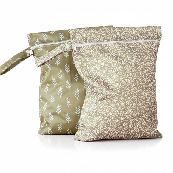 Matsuzay 2 paquetes/lote de bolsas húmedas para bebé, impermeables, para pañales y artículos esenciales para la piscina, bolsas húmedas y Almacenamiento y organización del hogar ZP015-06