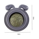 thumbnail image 2 of Juguete de bolas de hierba gatera de plástico para suministros de salud para mascotas con forma de cabeza de perro (gris claro), 2 of 2