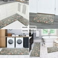 thumbnail image 6 of Bohemian Blue Ethnic Vintage Carpet Kitchen Rugs and Mats Sets Of 2,Kitchen Decoration Rugs,Rubber Backing Non-Slip Floor Mat for Sink Washable Waterproof Laundry Room Runner Rugs, 6 of 7