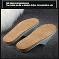thumbnail image 5 of LKJYER Men's and Women's Genuine Leather Open Toe Slippers Summer Sandals,Open Toes Indoor Slippers Leather Sandals Casual House Shoes Bedroom Slippers Office Slippers Gift for Mens Womens, 5 of 7