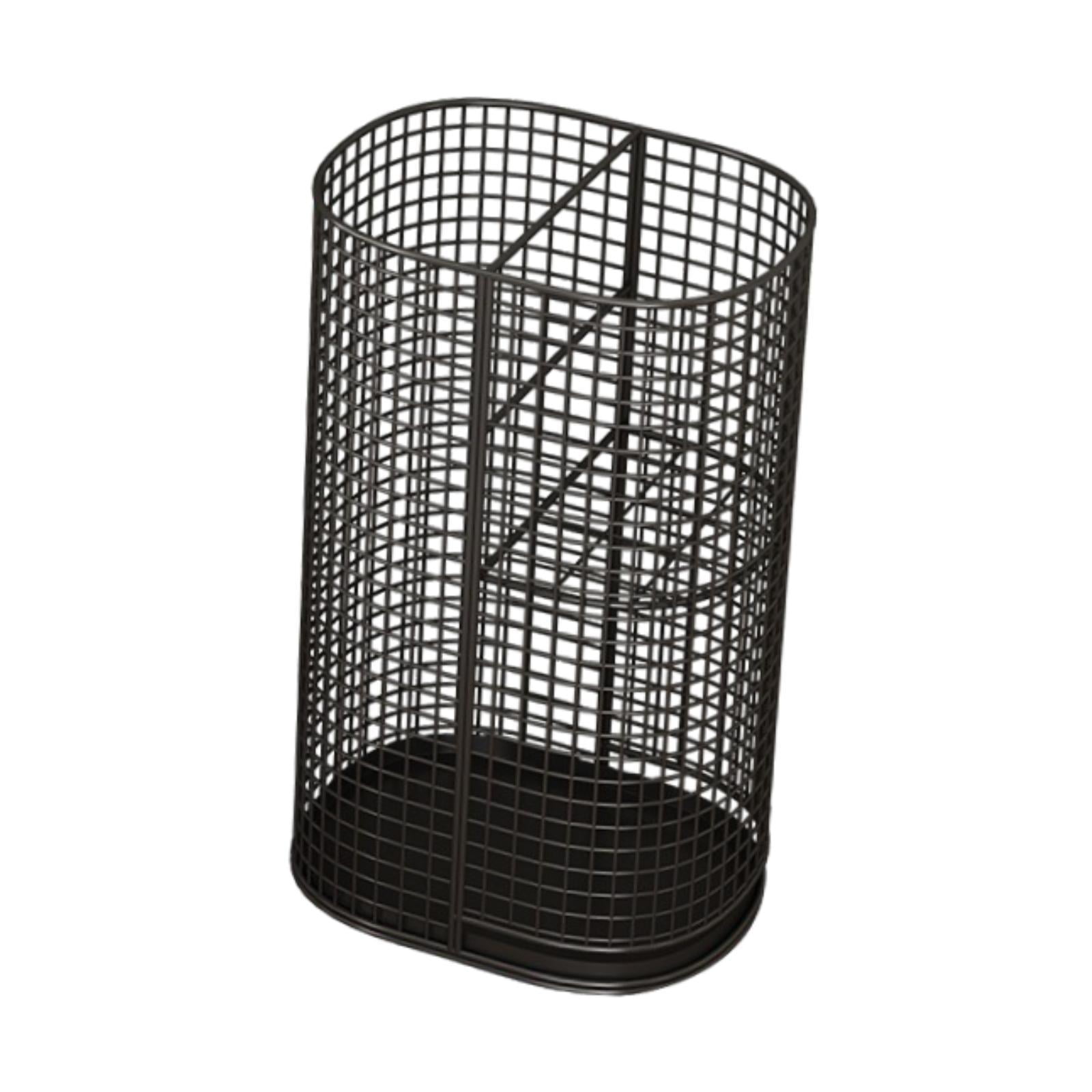 Baoblaze Umbrella Organizer Umbrella Storage Rack with Drip Tray Home Decoration Stable Indoor Umbrella Holder Umbrella Stand for Home Black