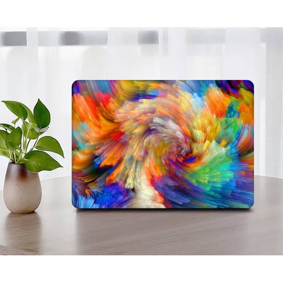 KSK KAISHEK Plastic Hard Protective Shell Case Cover Compatible with 2021 - 2023 Released MacBook Pro 14" XDR Display + Black Keyboard Cover Model: A2779 M2/A2442 M1 Colorful B 193