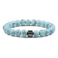 thumbnail image 1 of Pulsera Con Hematita Y Piedras Naturales Energia Proteccion Xtellar Color Turquesa Largo 19 Cm, 1 of 4