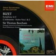 Bizet: Symphony in C; L'Arlésienne Suites Nos. 1 & 2 (CD) by Thomas Beecham (conductor)