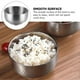 thumbnail image 3 of Stainless Steel Double Layer Blessed Bowl for Home Use 3Pcs Household Bowls, 3 of 4