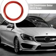thumbnail image 2 of Unique Bargains 7 Pcs Air Conditioning Outer Vent Rings AC Decoration Trim Cover for Mercedes Benz A-Class W177 V177 Red, 2 of 6