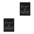 thumbnail image 1 of Injueey Pósteres de letras en blanco y negro, cita de arte de pared inspirador, decoración estética para el hogar, sacrificio de oficina Sacrificio 2piezas, 1 of 6