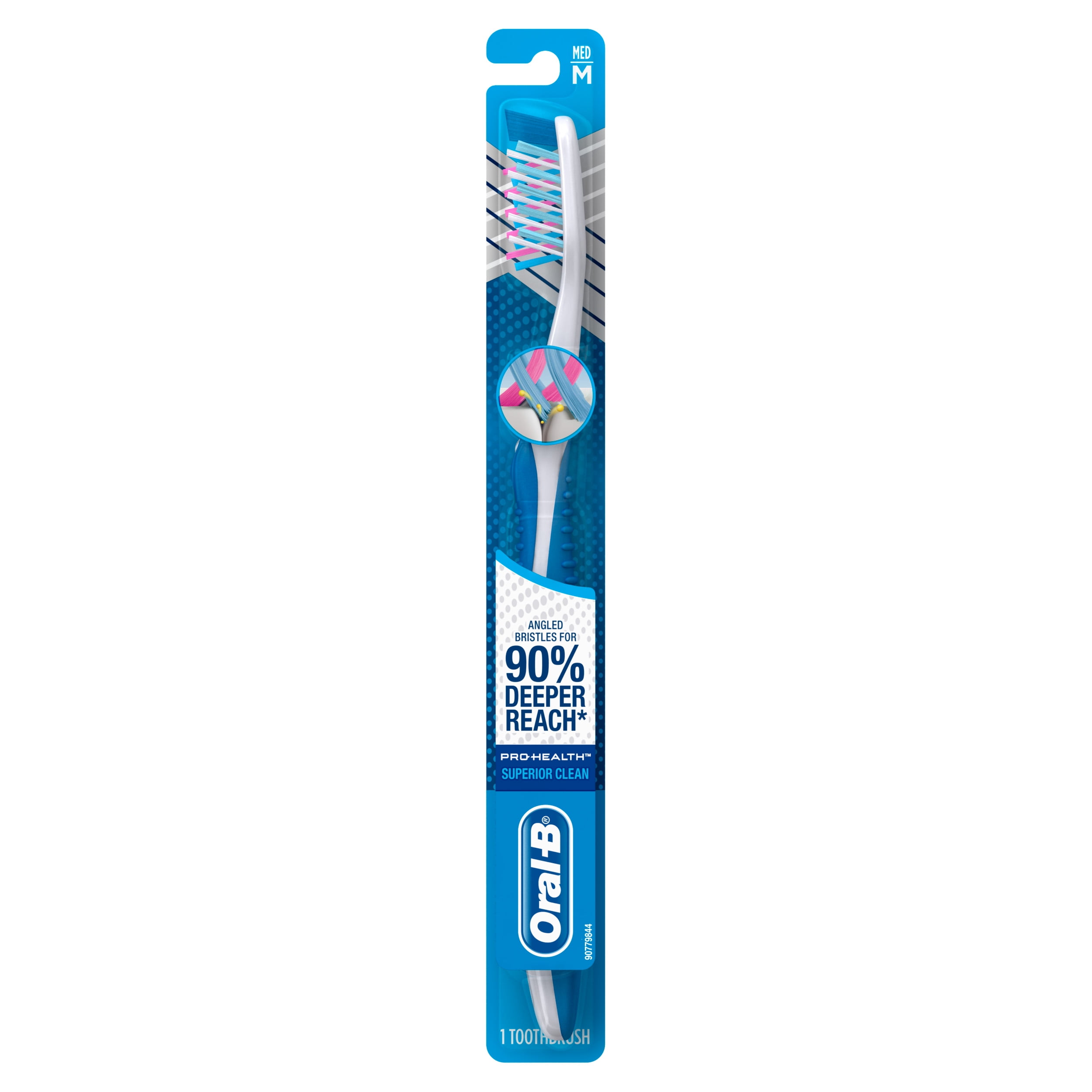 OralB ProHealth Superior Clean Manual Toothbrush, Medium, 1 count
