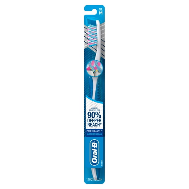 OralB ProHealth Superior Clean Manual Toothbrush, Medium, 1 count