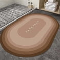 thumbnail image 3 of Alfombrilla de Alfombra suave Secado rápido Antideslizante Zulema de baño de diatomeas Camello, 3 of 7