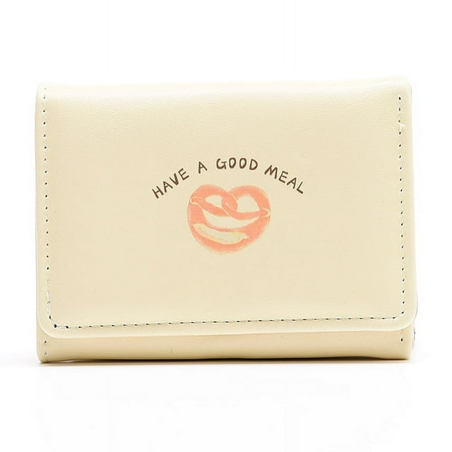 Cartera pequeña para mujer, cartera larga para estudiantes, monedero con dibujos animados, bolso de mano portátil