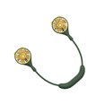 thumbnail image 2 of Wosthever Ventilador para colgar en el cuello, portátil, de Color sólido, para verano, 360 grados, plegable, giratorio, recargable, alimentado Electrodomésticos Verde, 2 of 6