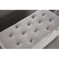 thumbnail image 5 of 35 inch Upholstered Storage Rectangular Bench for Entryway Bench,Bedroom end of Bed Bench Foot of The Bed,Bench Entryway (Charcoal Gray), 5 of 9