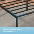 thumbnail image 2 of YRLLENSDAN Bed Frame Queen Size, Queen Bed Frame Platform Bed Frame 18 Inch High Metal Bed Frame Queen Size Black Bed Frame Heavy Duty Steel Platform Under-bed Storage, 2 of 7