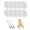 D, variant on WUSUOWEI 14PCS Painting Set,3D Drawing Canvas Sponge Foam Texture,10 Blank Painting Paper,3 Puffy Popcorn Drawing Pens,1 Rack,Colors Painting Set for Kids Children,Handmade DIY
