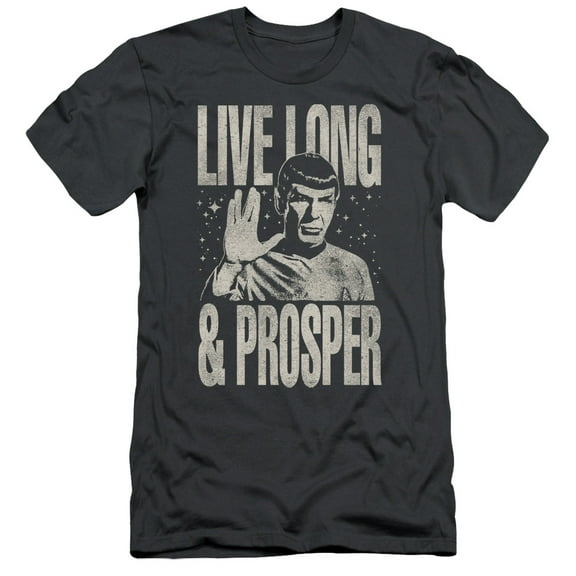 Star Trek Prosper Adult 30/1 T-Shirt Charcoal