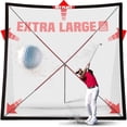 thumbnail image 2 of NET Playz Golf Practice Net Hitting Netting for Backyard Portable Driving Range Golf Cage Indoor Golf Net 10' X 10', 2 of 4