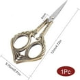 thumbnail image 4 of Dsseng 2Inch Stainless Steel Scissors Silver Sewing Embroidery Scissors Small Precision Detail Scissors Vintage Shears Sharp Cutter for Fabric Paper Cutting Craft Art Work DIY Tool DIY, 4 of 9