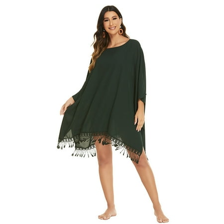 

FEREMO Plus Size Sleep Shirt Womens Sleepwear House Dress for Women