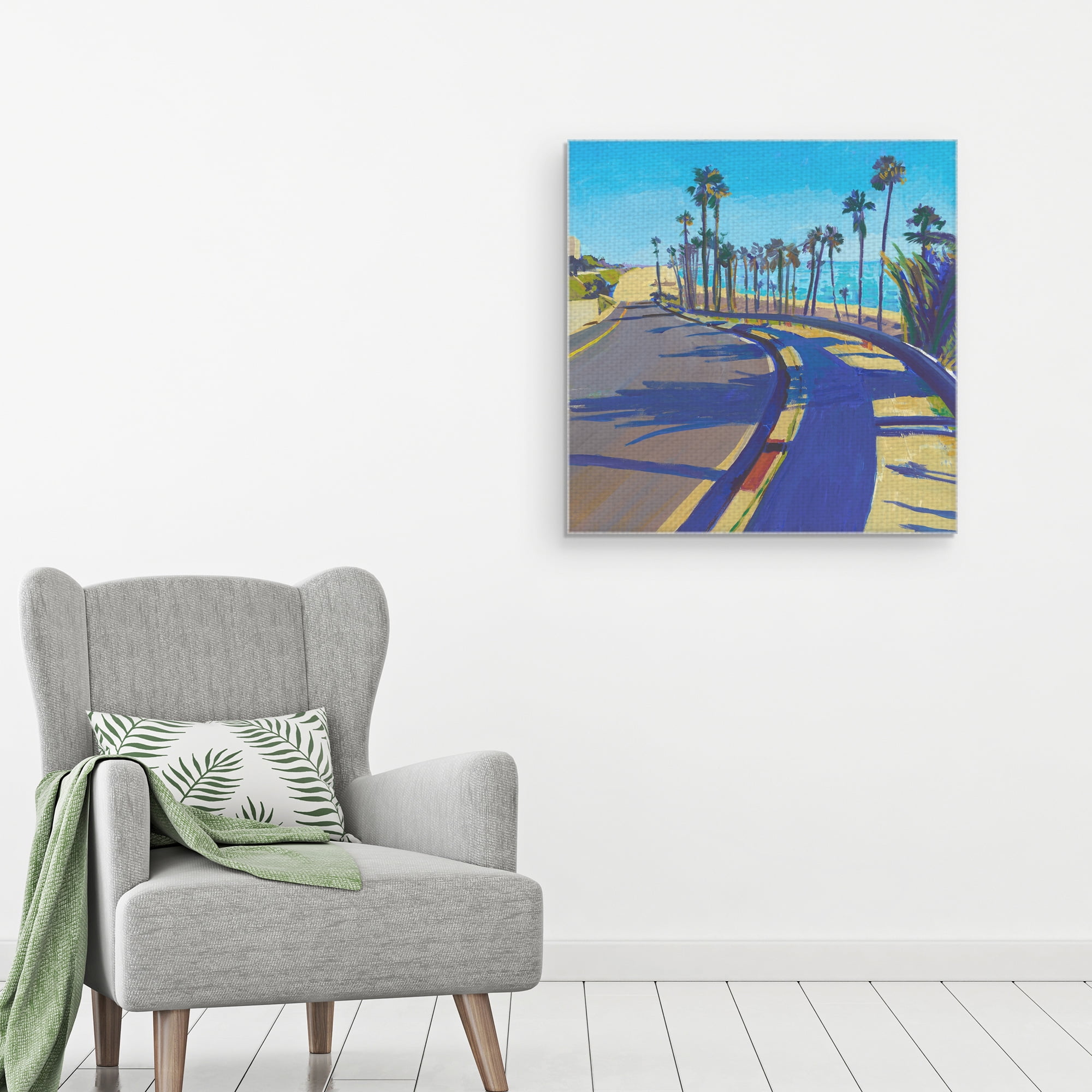 Masterpiece Art Gallery California Dreaming Coastal Road 3 by Mercedes Marin Canvas Art Print 24" x 24"