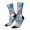 2 Black-2, variant on Dolphin Rainbow Horse Crew Socks for Men & Women, Breathable Casual Athletic Ankle Socks