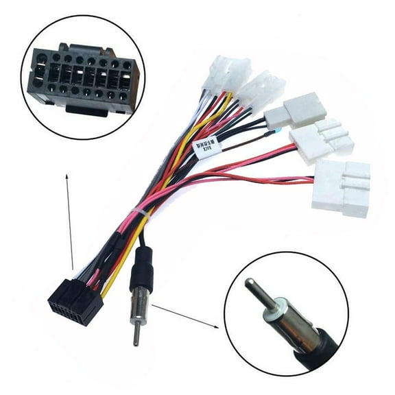 16 Pin Car Stereo Wiring Harness Connector For Toyota Radio Install Cable Plug