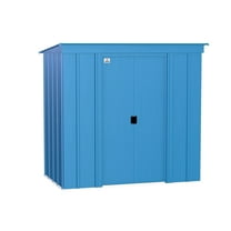 Arrow Classic 6 x 4 x 6 ft Blue Grey Steel Storage Shed