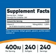 thumbnail image 6 of Nutricost Vitamin E Supplement 400 IU, 240 Softgel Capsules, 6 of 6