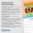 thumbnail image 6 of But First Coffee | 2026 7x14" (Hanging) Monthly Mini Wall Calendar | Brush Dance, 6 of 9
