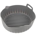 thumbnail image 4 of Pot en Silicone pour Friteuse à Air Chaud Rond Antiadhésif Compatible avec Poignées, 4 of 9