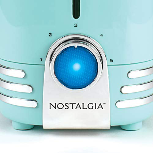 Nostalgia HDT900AQ Two Hot Dog and Buns Pop-Up Toaster Aqua Renewed 