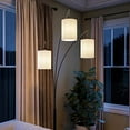 thumbnail image 2 of Kenroy Home 32849BL Lampe Arquée Leah, Noire, 2 of 5