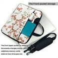 thumbnail image 3 of YFYANG 14 inch Universal Laptop Bag Oxford Cloth Laptop Sleeve, Multi-functional Vintage Watercolor Cherry Blossom Pattern Notebook Computer Messenger Bag Handbag, 3 of 8