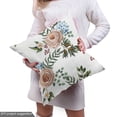 thumbnail image 5 of Ambesonne Floral Fabric by the Yard Upholstery, Spring Vibes Peony Bouquets, 3 Yards, Army Green and Pale Rose, 5 of 5