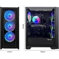 thumbnail image 7 of Hoengager Gaming PC AMD Ryzen 7 5700X 3.4 GHz, GTX 1650 SUPER 4GB, 1TB PCIe SSD, 32GB DDR4 3200MHz RAM, Bluetooth, AC Wi-Fi,HDMI, Windows 11Pro 64-bit, 7 of 7