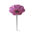 thumbnail image 2 of Bird Bath for Outside,Ground Stake Wild Bird Feeder Water Bowl,Weather‑Resistant Metal Stake Bird Bath Feeder,Weatherproof Bird Feeding Water Station Stake,Stake Bird Waterer for Backyard Patio, 2 of 4
