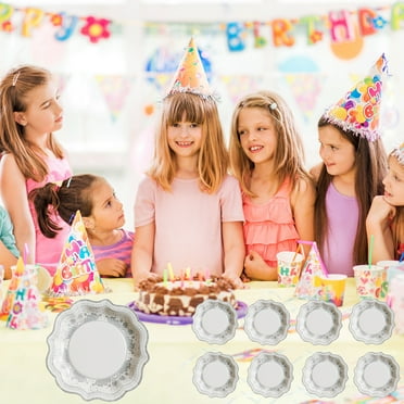 xuyanhg Disposable Paper Plates For Dinner Waterproofs And Oil-proof Environmentally Friendly Paper Plates Thickened Round Tableware Paper Plates Fruit Plates