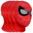thumbnail image 1 of Máscaras para eventos SpiderRed01 4Pzas 59cm Ø Poliéster Rojo Máscara Spiderman., 1 of 2