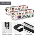 thumbnail image 4 of Naloa Alpaca Flower Leather Pencil Case, Makeup Pouch, Zipper Pouch for Daily Essentials, Storage Organizer, Cosmetics and Stationary Bag, 4 of 7