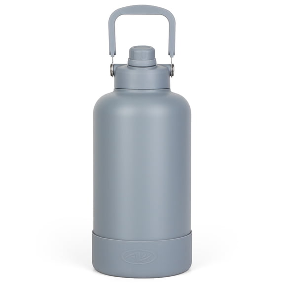 Athletic Works 64 oz Vacuum Insulated Stainless Steel Water Chug Bottle with Handle, Blue