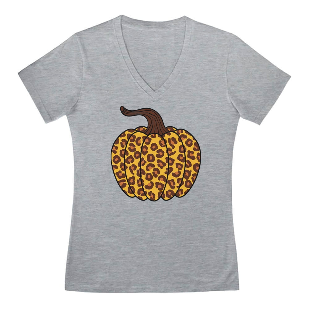 pumpkin leopard shirt