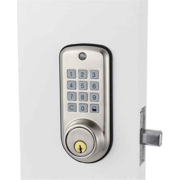 Cerradura de puerta digital electrónica Cerradura de teclado Cerradura inteligente, Cerradura de puerta de código barato inteligente Alta seguridad Seguridad de una sola mascota JAMW Sencillez