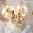 thumbnail image 4 of CCrown Cake Topper Crystal Niños Adornos para el cabello para bodas Cumpleaños Baby Shower, 4 of 5