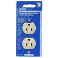 thumbnail image 1 of Leviton Mfg C31-R320-I Ivoire Qualité Résidentielle Palettes Droites Réceptacle Recto Verso, 1 of 1