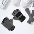 thumbnail image 4 of BOODUN 1 par de guantes deportivos antideslizantes para levantamiento de pesas con protección de medio dedo para gimnasio (S) NikouMX Deportes, 4 of 8